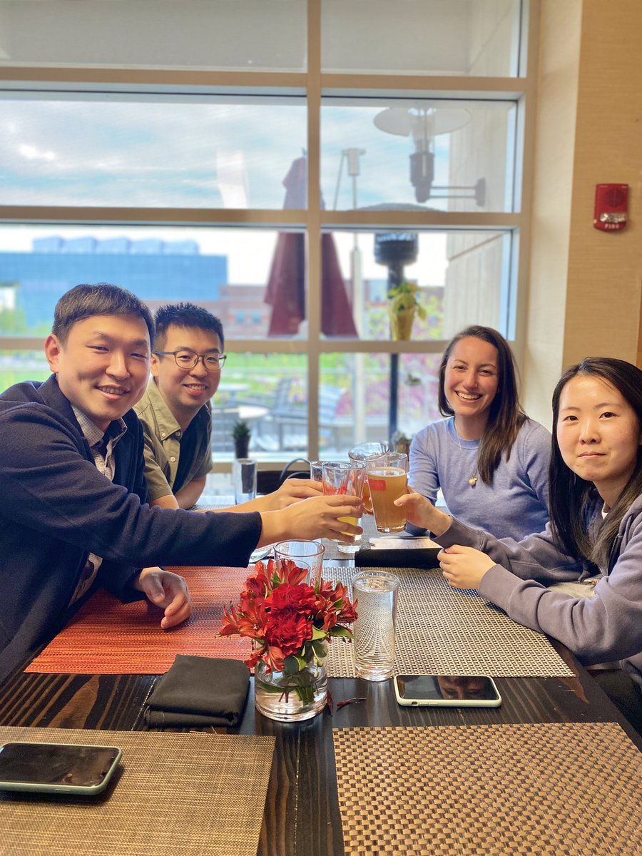 Celebrating job placements, recent publications and dissertations with the brilliant <a href="/RU_SMLR/">Rutgers School of Management and Labor Relations</a>  PhD students! Cheers! 🍻 <a href="/TheRutgers_Club/">The Rutgers Club</a>