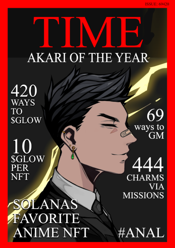 AkariCEO_558's tweet photo. Why is @AkariLabs #solanas fave #anime #NFT

Art🔥
JP Artist🇯🇵 @JaykwaSol
1842/ 2222 Staked🔒
43 on Missions to find 1 of 444 #Charms🉐
Boost #Charm find % with $GLOW items🌼
85% #LOCKED⚡️
10 $GLOW per #Akari💰
$GLOW = 0.20 USD🪙
LP with 150K USD @ 327% APY🧹
50% Royalty to LP✅ https://t.co/cnss8scGrt