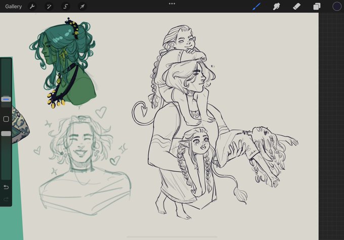 Drawing your ocs can actually be something sooo personal ,, my own lil form of therapy 