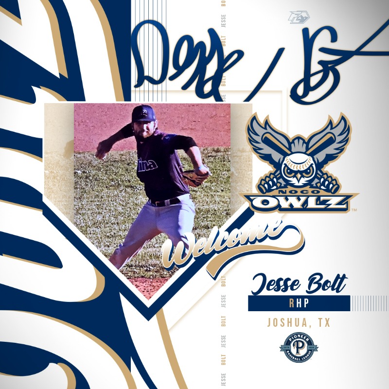 OwlzNoCo's tweet photo. He's a relentless, regretless reliever ready for the next opportunity

Introducing Jesse Bolt ⚡ Find out what's "brought butterflies back to baseball" for him! ⬇️
