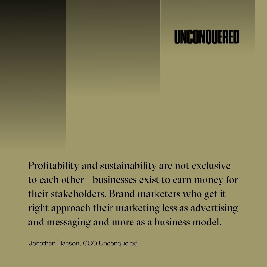 weareunconqrd's tweet photo. In his Adweek series on sustainability, Jonathan Hanson shares how sustainable pledges without accountability hurt all brands. Read how brands that treat sustainability as a business model are better able to create seamless customer touchpoints: https://t.co/8k1Cwd2aCc https://t.co/cGKDMXxW9P