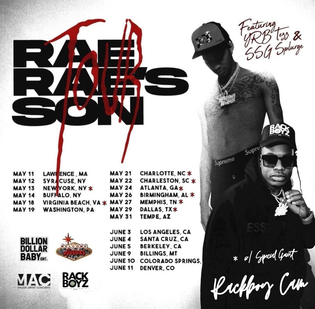 DapperVon_'s tweet photo. Me and the gang are going on tour with @Stunna4Vegas_ starting tomorrow. This next month and a half finna be a movie! 🎥🎥🎥 #RackBoyz #NFNA https://t.co/FyxoasX3y2