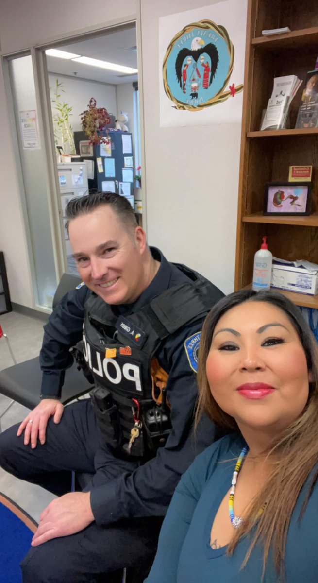 T3PS_Official's tweet photo. This week our Community Service Officer Constable Gibbs and our Spirit of Hope Coordinator participated in an MMIWG Awareness Walk in Fort Frances co-hosted with United Native Friendship Centre. https://t.co/jA97pnsmyk