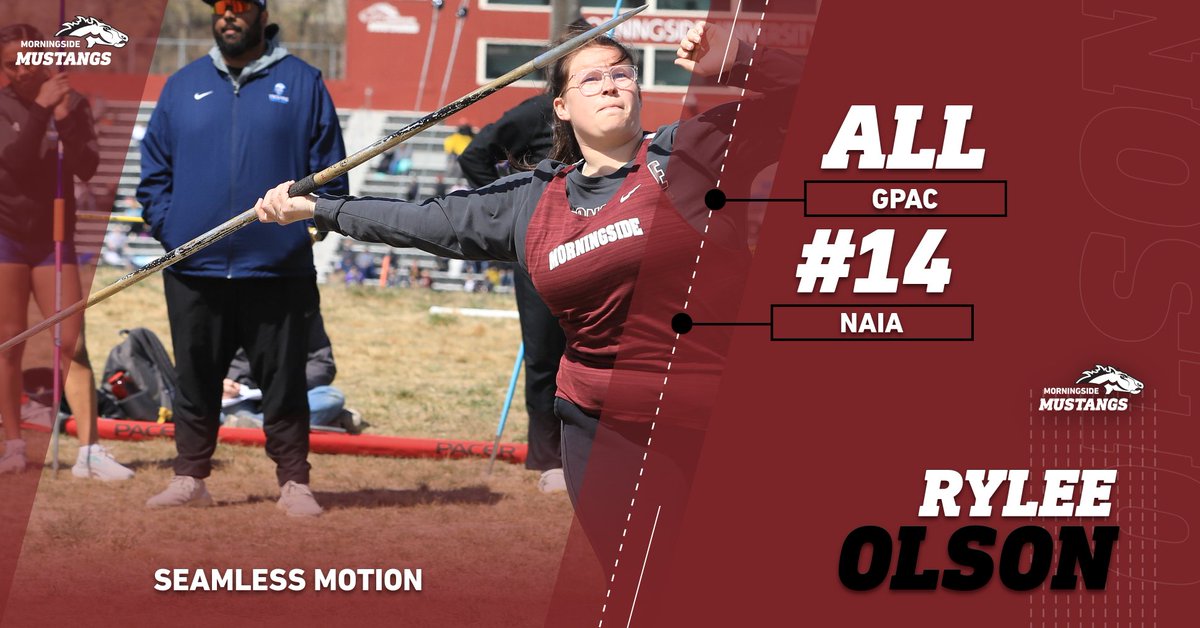 MsideMustangs's tweet photo. 🏃‍♀️ Checking in with @Mside_Track throws standout Rylee Olson as she continues prep for the 2022 @NAIA Championships coming off a successful @GPACSports meet - Read more at https://t.co/4KNa7W1PYa! #MsideMustangs @MorningsideEdu https://t.co/Wg0VHNdDIX