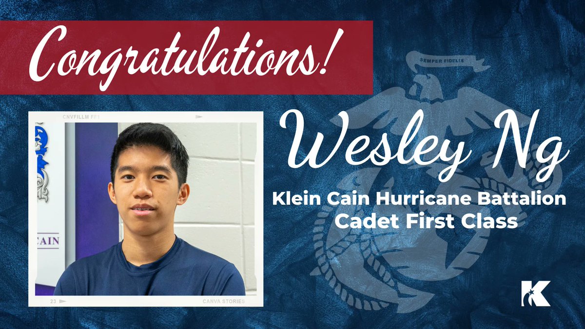 JROTC Cadet Sergeant First Class Wesley Ng from <a href="/KleinCain/">Klein Cain HS</a> has been awarded one of the most challenging military scholarships to obtain — worth over $180,000! 

Read all about it here: news.kleinisd.net/?p=17270