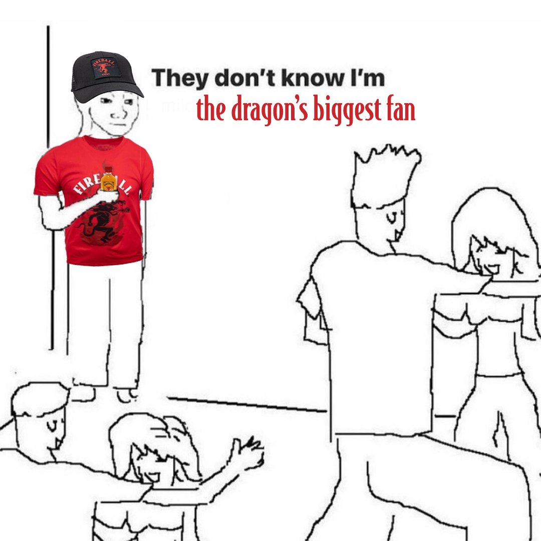 FireballWhisky's tweet photo. The party doesn’t start until the dragon comes out

#theydontknow #fireballwhisky #iminthecorner https://t.co/FaqKDh6K2G