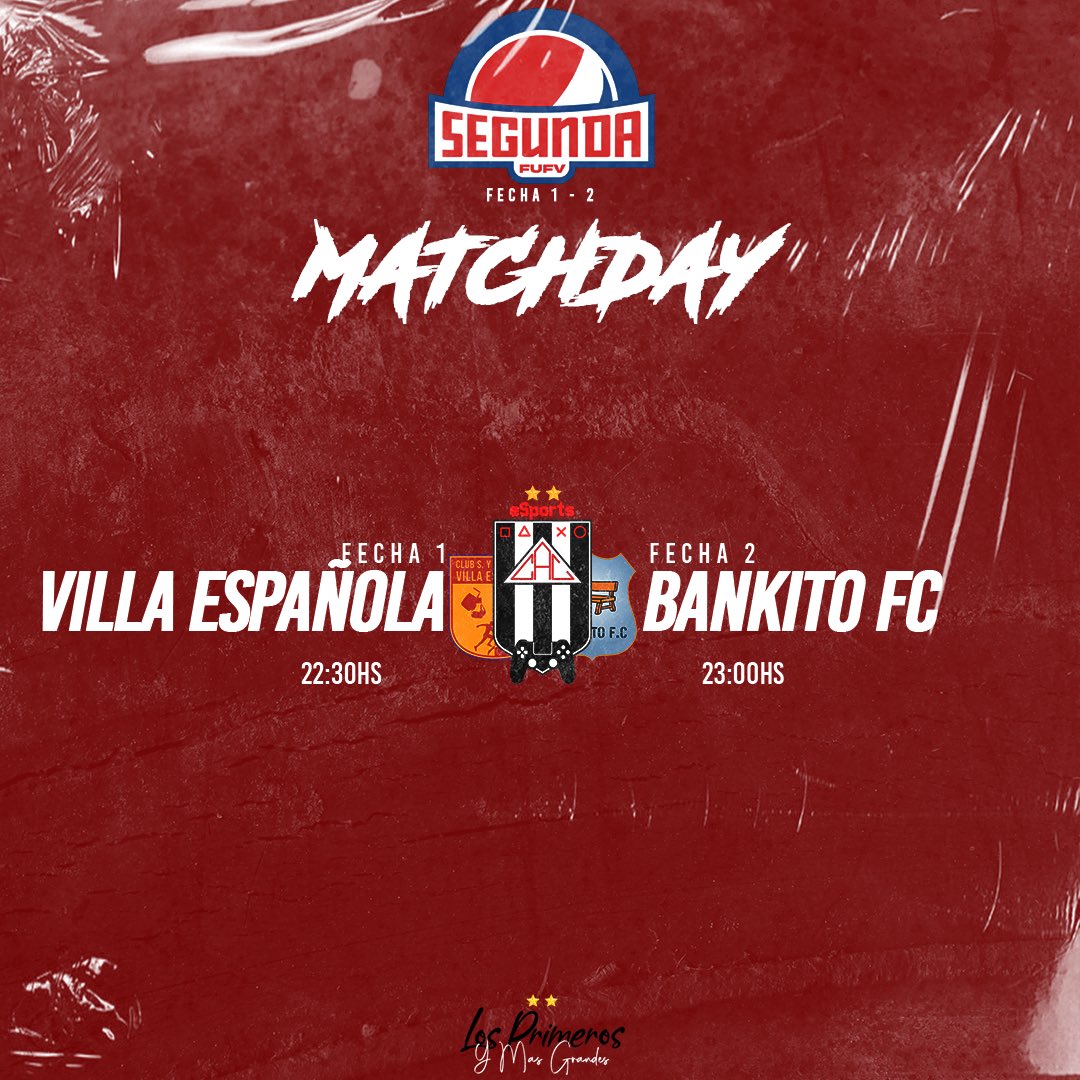 CAC_eSports1909's tweet photo. ⚫️¡𝐇𝐎𝐘 𝐕𝐔𝐄𝐋𝐕𝐄 𝐄𝐋 𝐃𝐄𝐂𝐀𝐍𝐎!⚪️

En la noche de hoy volvemos a jugar por la segunda división de @FUFVeSports

#DecanoVirtual🎮 https://t.co/Yi48h9zLhy