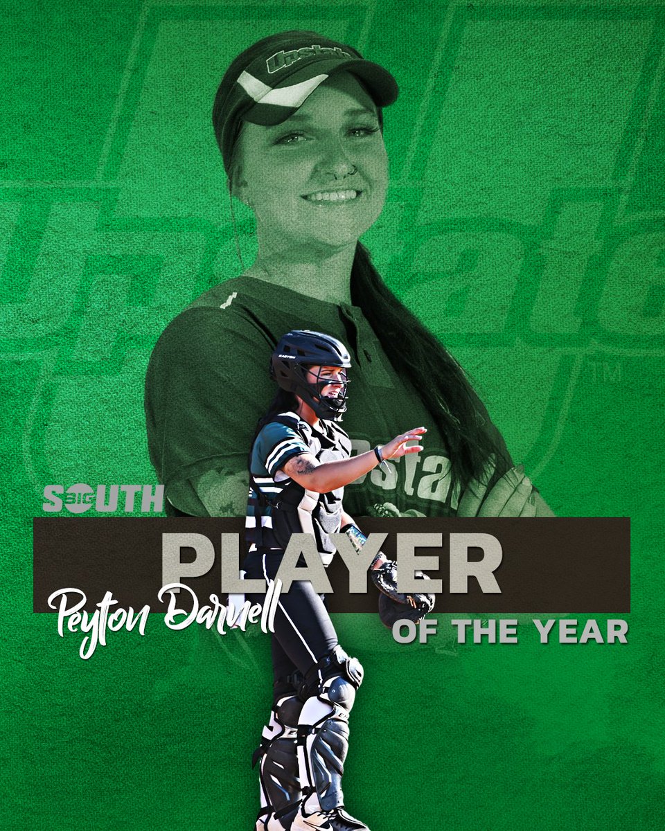 She led the conference with 1️⃣5️⃣ HOMERS this season!

<a href="/UpstateSoftball/">USC Upstate Softball</a>'s Peyton Darnell is the 2022 #BigSouthSB🥎 Player of the Year!