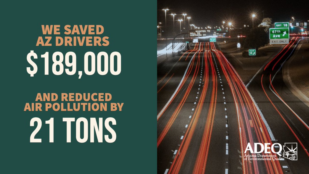 ArizonaDEQ's tweet photo. Our vehicle repair program has climbed to record numbers month after month, fixing 267 vehicles in April! Which means more and more Arizonans are saving money and cutting emissions with our help! π« ππ¨ #CarHelp #AZdrivers https://t.co/PKHlVhZpGy