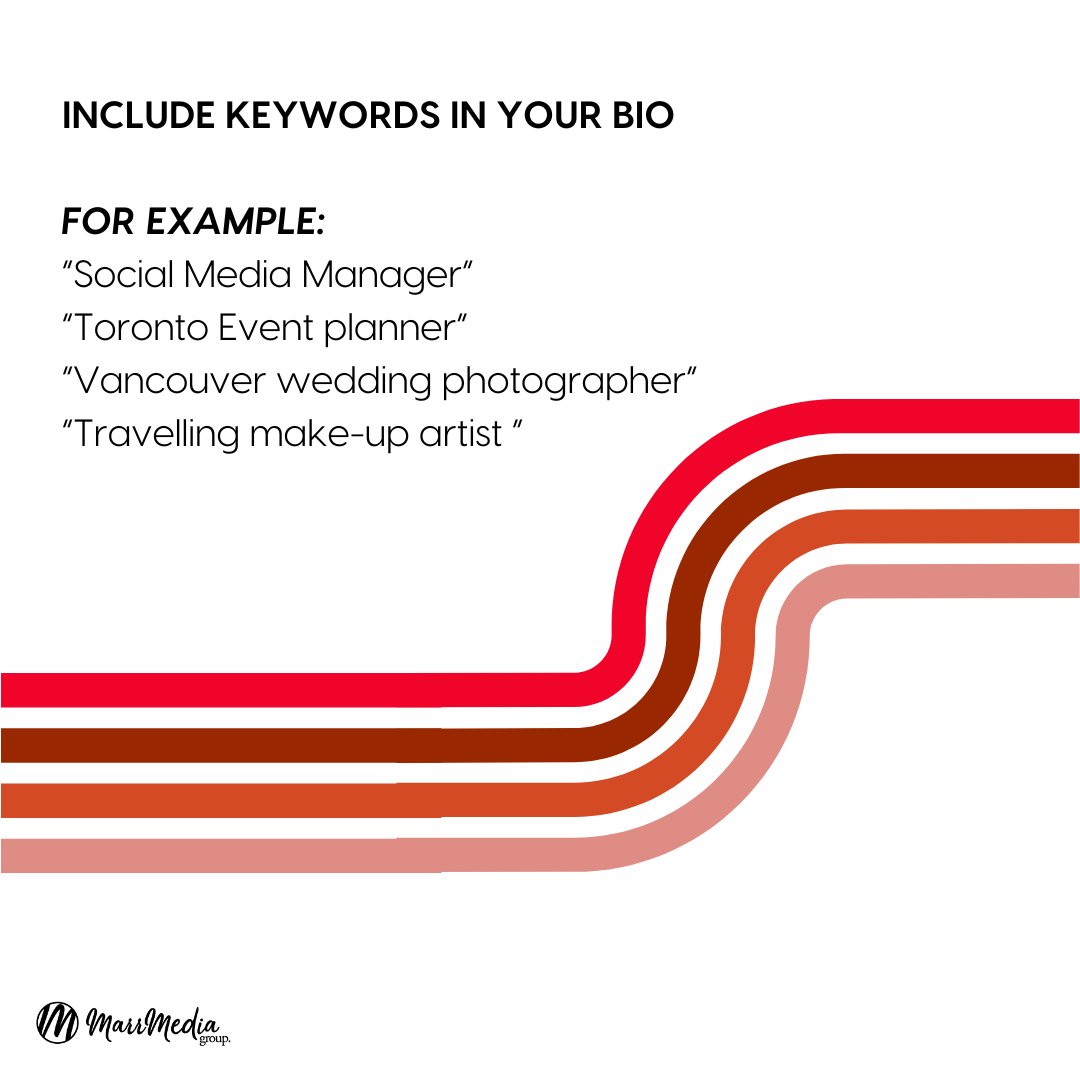 Your field name and bio are two key aspects of your searchability, and it's time to optimize it! It's crucial that you use keywords that are specific to your niche and location so that you show up in relevant searches. 🔑 🔍 

#ThatSocialAgency #IGBio