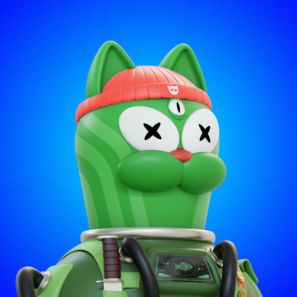 Ready for action! <a href="/CatPeopleNFT/">Cat People</a> #511 about to start another stealth operation 🥷