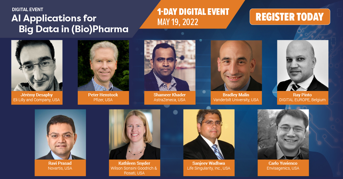 SingularityInc's tweet photo. . @singularityinc Join my 1-day live-streamed digital event - #AI  Applications for Big Data in (Bio)Pharma - May 19 at 10:35am EST #NFTCommunity #DigitalTwins #autonomous  #VR #SDOH 
@InformaConnect
Register
https://t.co/740jHtjh0R
https://t.co/5w0M8tMD1X
https://t.co/eMeHWWBjHO https://t.co/NZfmDdy4F5