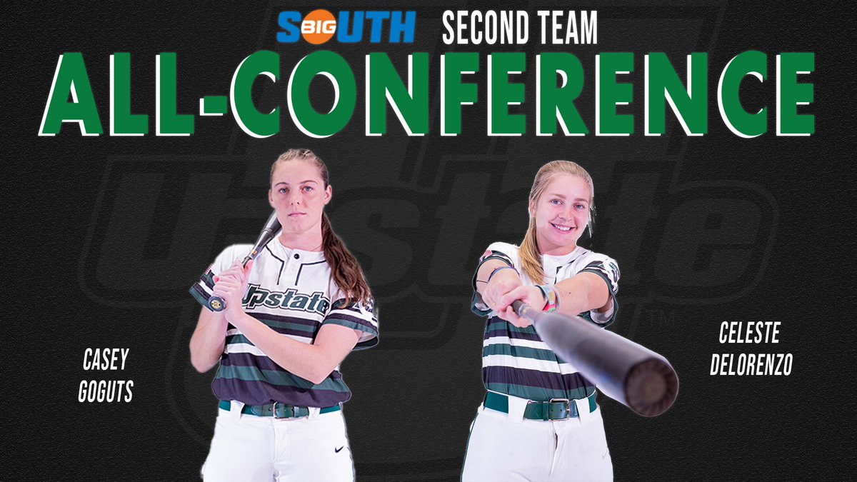UpstateSoftball's tweet photo. Congratulations to Casey Goguts and Celeste Delorenzo for being named to the Big South All-Conference Second Team!

#SpartanArmy  ⚔️  #JoinUP https://t.co/hfeEREHdDG