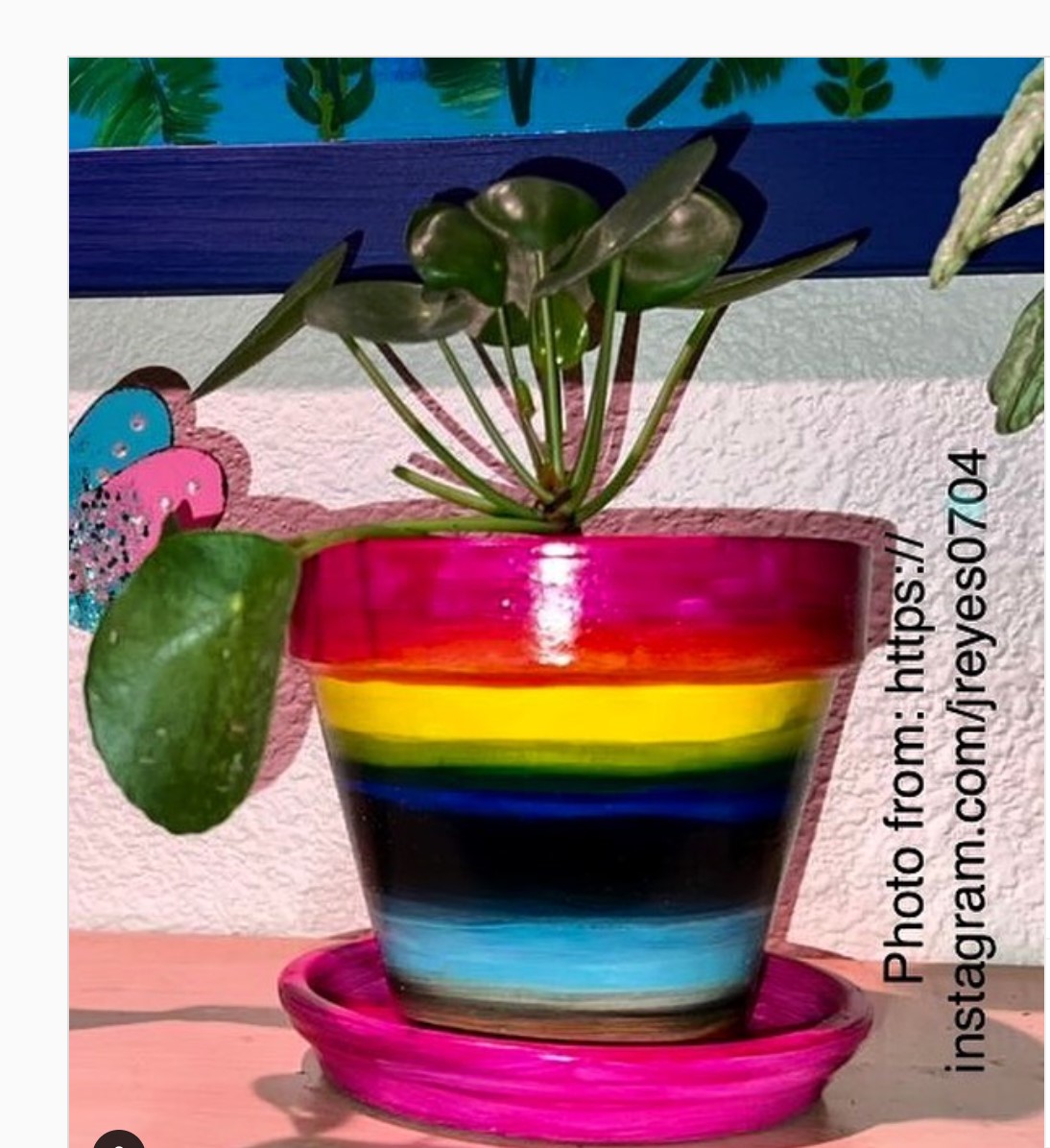 amazinggoop's tweet photo. Such a fun and vibrant pot painted with Unicorn SPiT by @jreyes0704
#spring #craft #pot #plants #potsforplants #makeover #vibrant #fun #insideplants #unicornspit #unicornspitstain #unicornspitgelstainandglaze

https://t.co/ZuH5YCBZ53 https://t.co/3KXSi39WVd