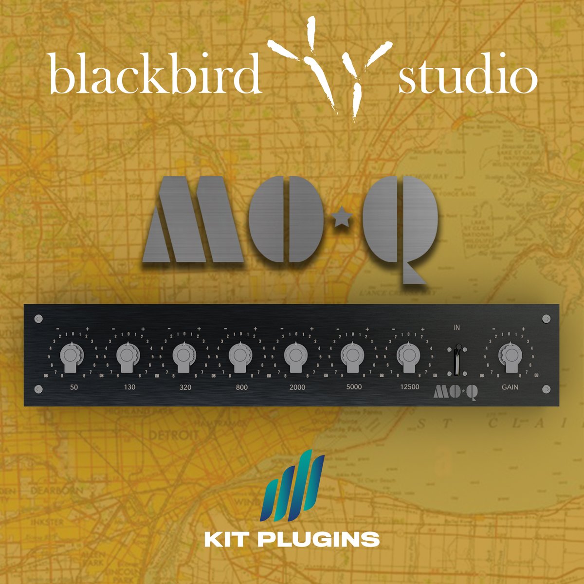 allblackbird's tweet photo. OUT NOW: Blackbird Mo-Q plugin, 7 bands of Motor City magic inspired by the iconic Motown legacy! Fully M1 Native with a limited-time intro sale at just $79 π₯ FREE 14-day demo available. #kitplugins @kitplugins https://t.co/5LfyCwjQPx