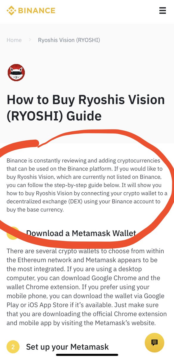 It's uncommon for #Binance to directly publish an article about how to purchase a coin ESPECIALLY one they have yet to list it on their exchange. The clues are in the details, my fellow Guards. 🤔🤫😼 #guardthevision #guardweek #RyoshisVision #SHIB #NFT 

binance.com/en/how-to-buy/…
