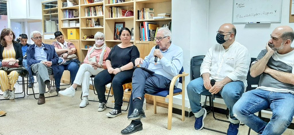 ERC_gracia's tweet photo. Avui ha tingut lloc l'acte de presentació de la candidatura de l'@ernestmaragall com a alcaldable d'@Esquerra_ERC a Barcelona.

#PrimàriesERCBCN https://t.co/bfEqllDUNW