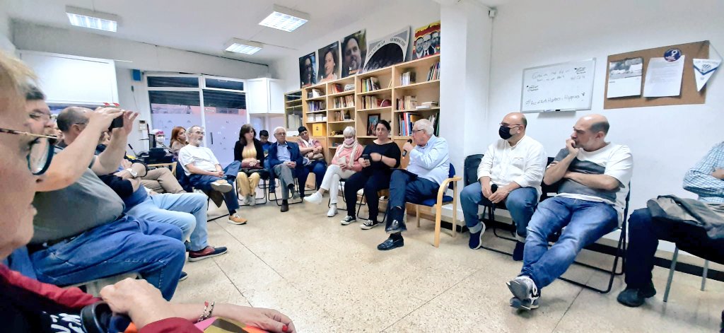 ERC_gracia's tweet photo. Avui ha tingut lloc l'acte de presentació de la candidatura de l'@ernestmaragall com a alcaldable d'@Esquerra_ERC a Barcelona.

#PrimàriesERCBCN https://t.co/bfEqllDUNW