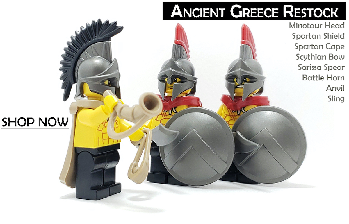 BrickWarriors's tweet photo. Ancient Greece Restock! Our most popular Spartan Items Are Back! Grab Yours Now Before They're Gone Again!

https://t.co/odoRcg8LtC

#lego #legospartan #legosword #legoarmy https://t.co/FoLGqZbtCc