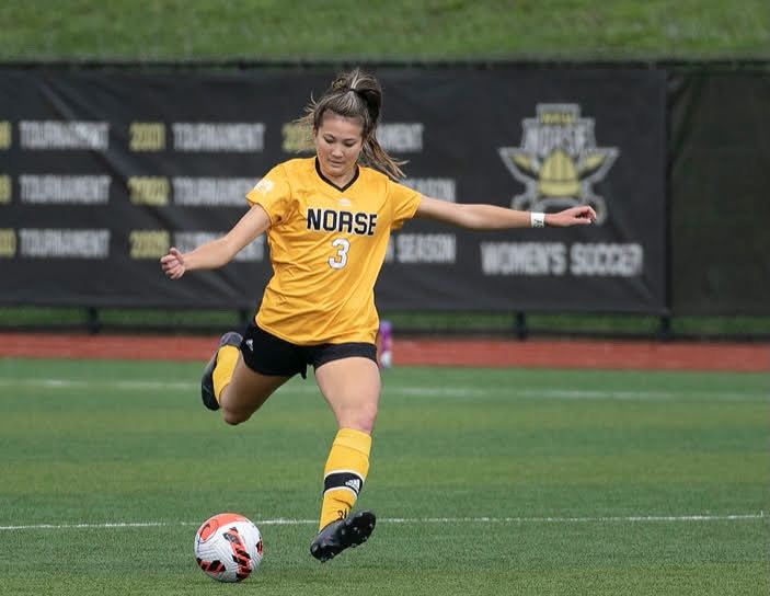 NKUNorseWSOC's tweet photo. Congratulations to Lily Menssen who earned a Bachelor’s Degree in Health Sciences with a 3.7 GPA!  Lily plans to enter the MBA program at Northern Kentucky University this Fall! #NorseUp https://t.co/tbmhDpQMwX