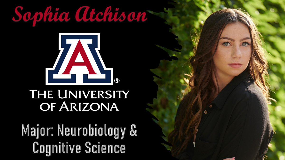 DVCounseling's tweet photo. Congratulations Sophia Atchison! Sophia participated in twelve sports and extracurricular activities ranging from Book Club to Sideline Cheer. She has chosen University of Arizona for Neurobiology &amp; Cognitive Science and will also be in Track &amp; Field. Best of luck, Sophia! https://t.co/I7vnqWjwC8