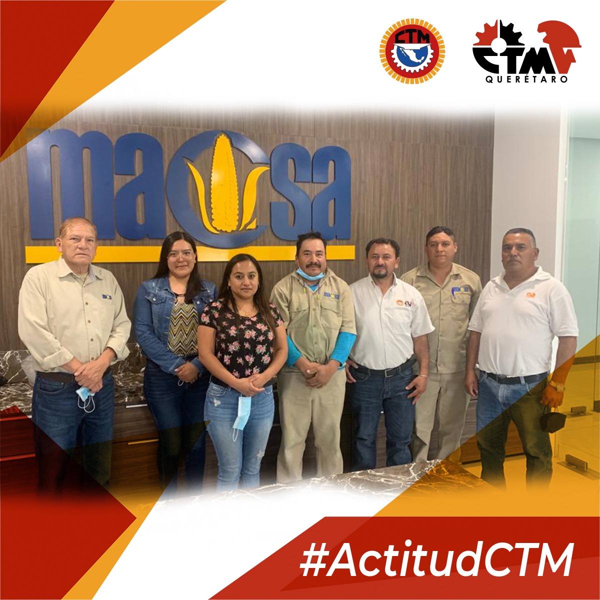 CTMQueretaro's tweet photo. 👉Minuta en la empresa Molinos Agroindustriales de Querétaro, dando resultados de PTU. 📋🧐
Atendiendo los asesores Javier Gómez y Francisco Nieves. 💯
#ActitudCTM #CTMinforma #CTM https://t.co/n7G5JDHVC0