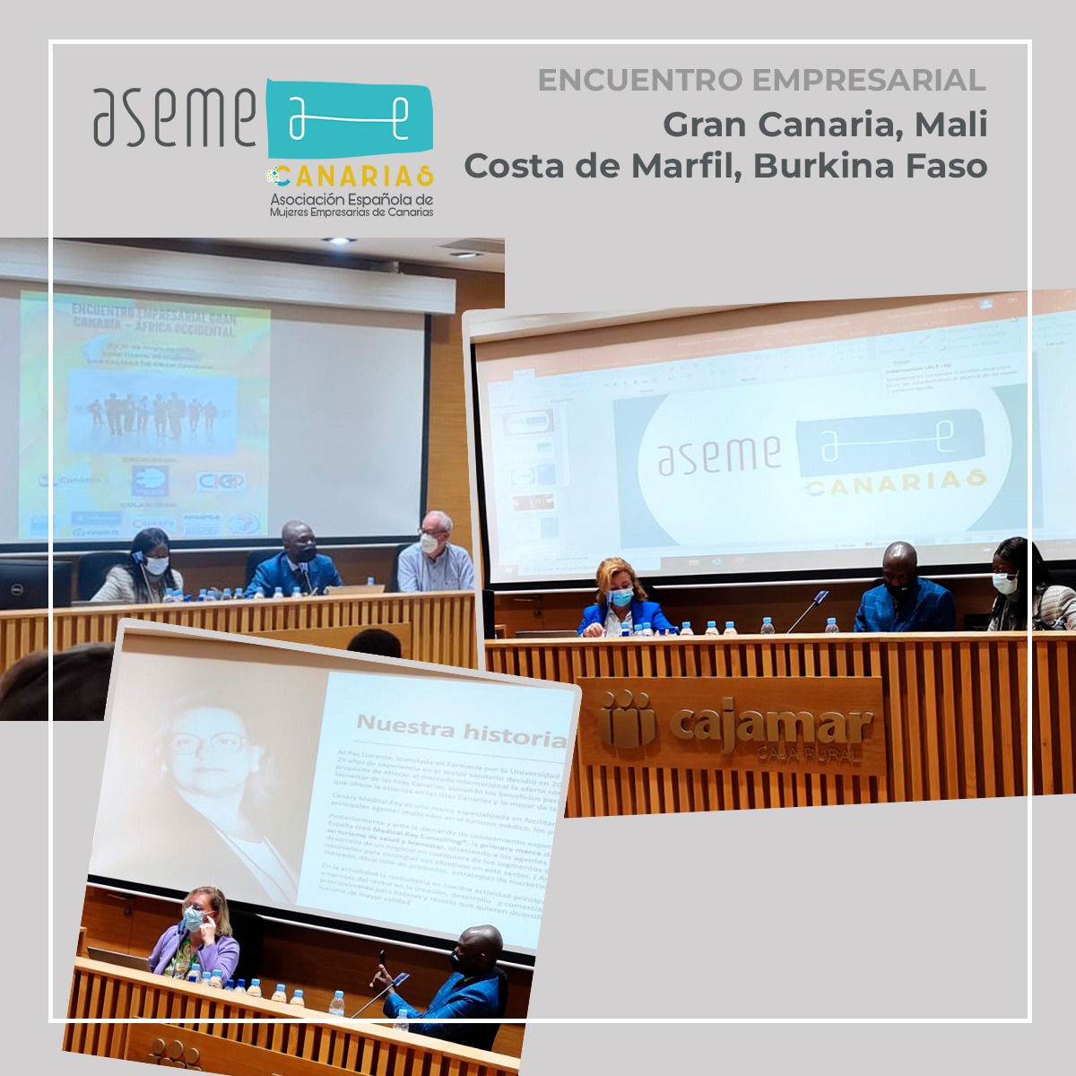 🎤💼Desde @aseme_canarias queremos agradecer la invitación al Encuentro Empresarial Gran Canaria-Mali,  Burkina Faso y Costa de Marfil
 Un evento que ha puesto en relieve los métodos y beneficios de inversión.
.
 <a href="/Cajamar/">Grupo Cajamar</a> <a href="/canaafrik1/">CanAfrik</a> #empresariosdelatlantico