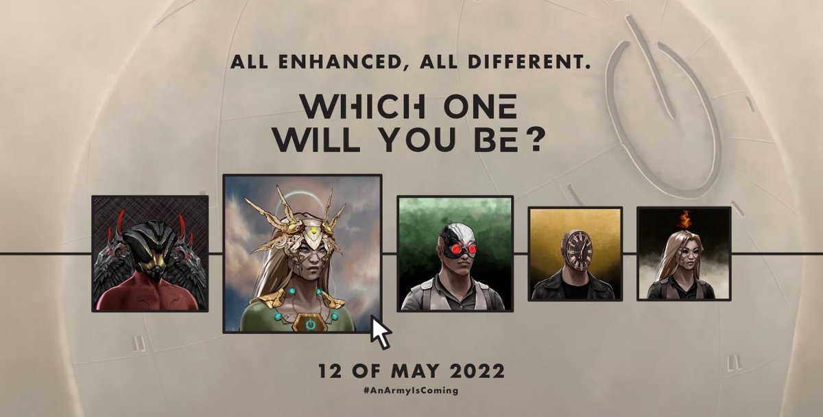 An army is coming... Which side are you joining? The faded anons, or The Bridged? 

#Oommm

<a href="/TheFracture_/">The Fracture</a> is releasing their army on the Magic Eden Launchpad May 12th 👀