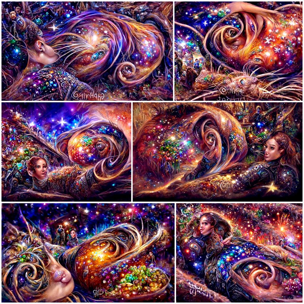 HarmonieOasis's tweet photo. "The Milky Way Galaxy" from the collection "Humanity in Unity" by Harmonie Reprogrammation. NFTs available in the upcoming marketplace of @nftmakerio. #aiartcommunity
#discodiffusion #CardanoNFT #NFTsCommunity #AIArtwork #NFTartwork  #AIart #nftart #NFTs #NFTfamily #NFTs #nfts https://t.co/3pavvnD8cm