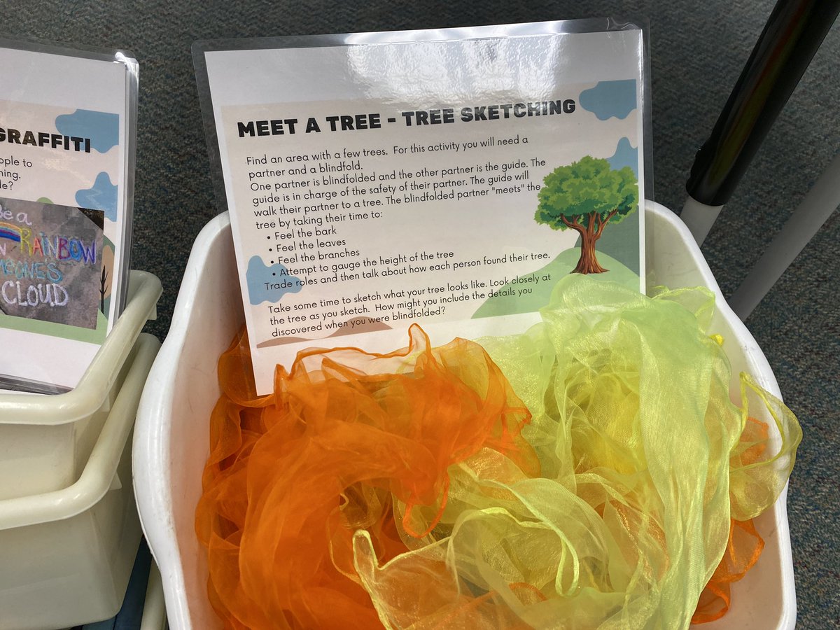 nikkialderman3's tweet photo. All ready for an early set up for our school wide environment day tomorrow.  Story walk, art gallery and lots of outdoor learning activities.  @rowntreeps @PDSB_eco @PDSB_Libraries @Denjg @katlager @TeacherMoise https://t.co/N3A2bcon2Y