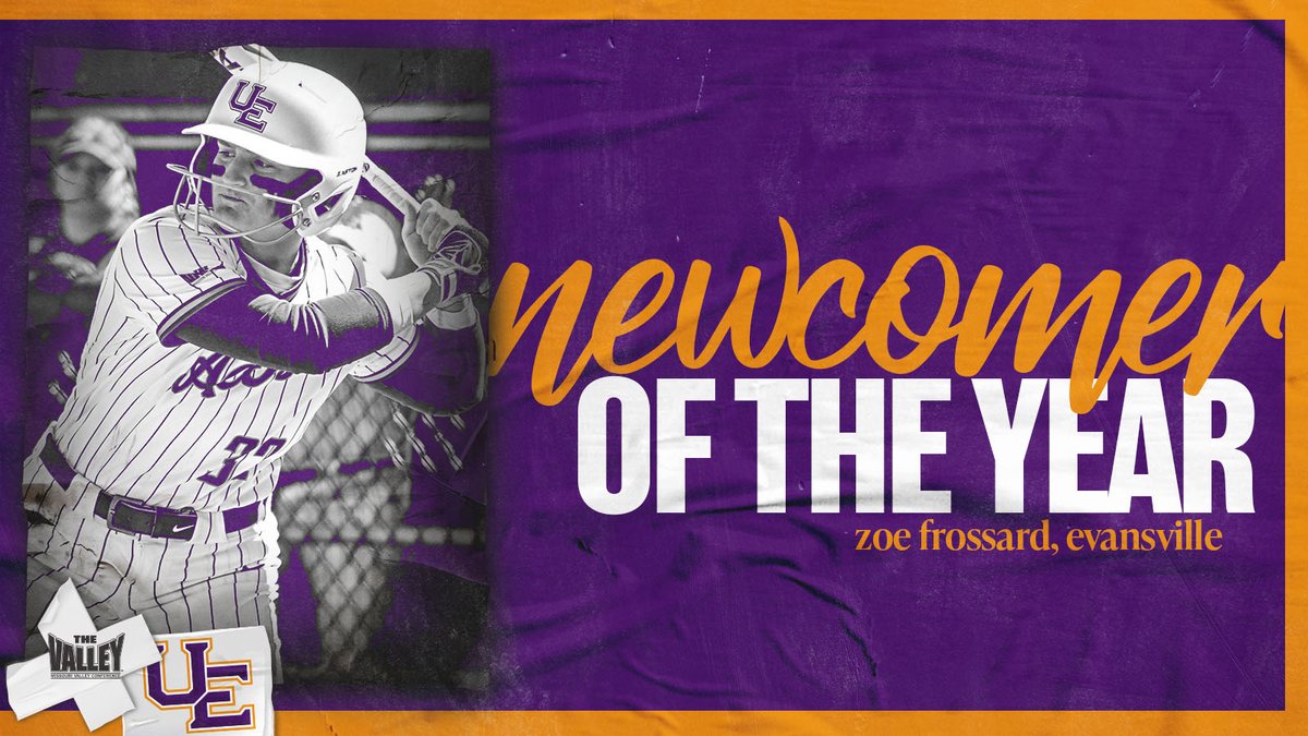 MVCsports's tweet photo. Zoe Frossard of @UEAthletics_SB  is the #MVCsoftball Newcomer of the Year! https://t.co/hB0n4vNMhP