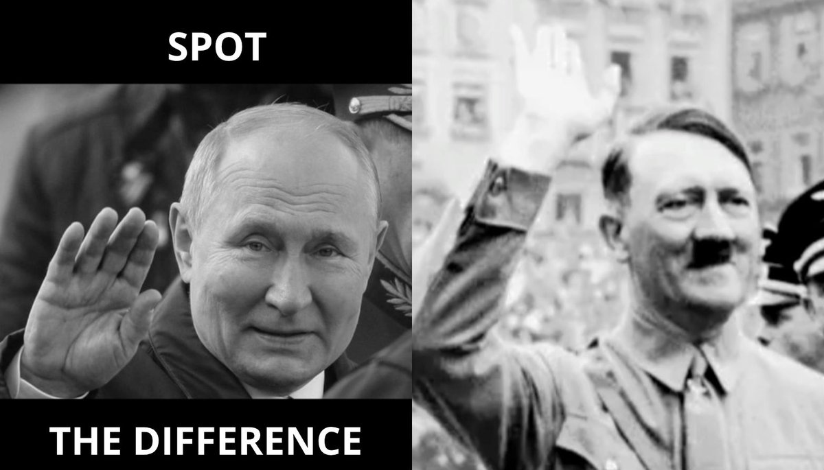 daddychrispips's tweet photo. History repeating itself #PutinWarCriminal #PutinWarCrimes #PutinIsaWarCriminal #PutinHitler #putinisevil https://t.co/SgQGI4dvt8