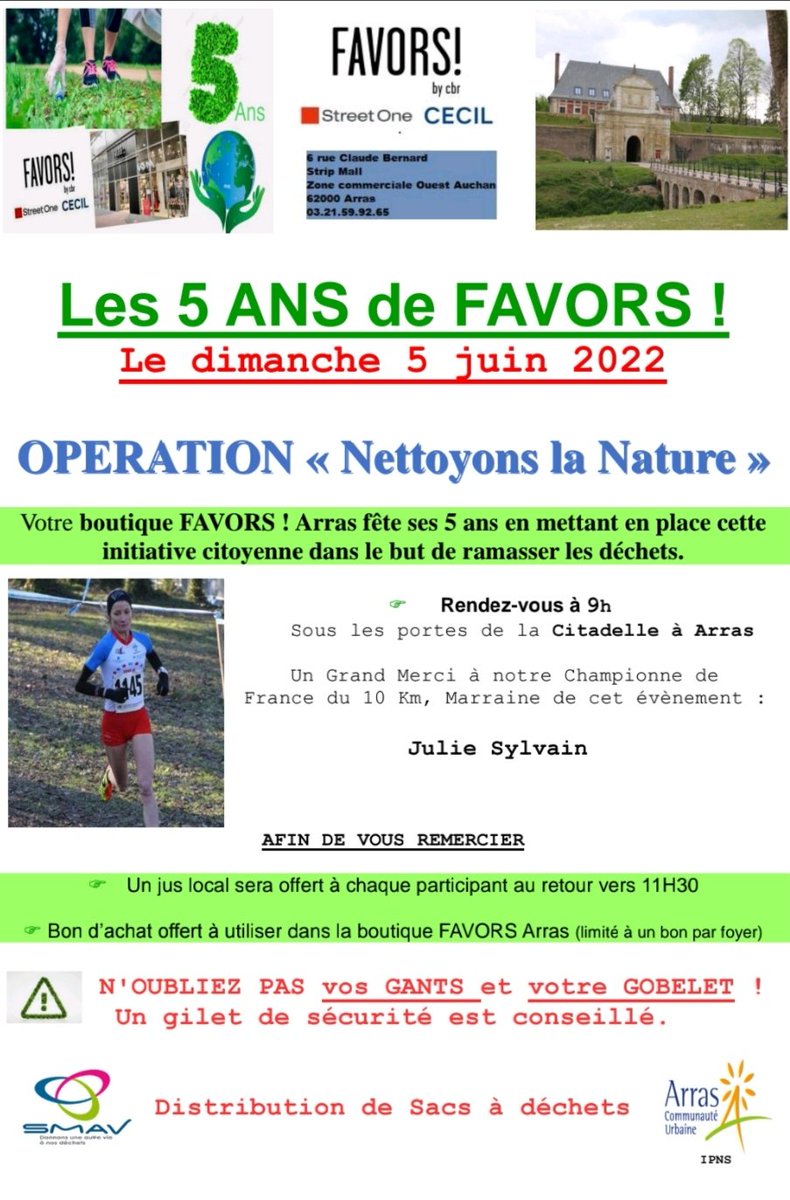 C'est le 5 juin dans la belle citadelle d'#Arras 
Venez nombreux et n'hésitez pas à partager un maximum.
<a href="/FLeturque/">Frédéric Leturque 🇪🇺🇫🇷</a> <a href="/VilleArras/">Ville d'Arras</a> <a href="/GrandArras/">Com. Urbaine Arras</a> <a href="/SPAS12612342/">SPAS</a> @SpasThierry <a href="/FatienMary/">Marylène FATIEN</a> <a href="/ArthurBart/">Arthur Bart</a> <a href="/voixdunordarras/">lavoixdunord arras</a> @PlaneteMedia <a href="/ArrasFilmFestiv/">Arras Film Festival</a> @ArrasPaysArtois <a href="/Arras_News/">Arras News</a> <a href="/foxooArras/">Arras events</a>