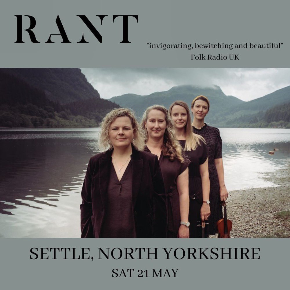 🎵 SETTLE, NORTH YORKSHIRE 🎵

Looking forward to a return visit to the gorgeous acoustics of <a href="/vichallsettle/">settlevictoriahall</a> on May 21st 

Tickets - rantfiddles.com/live-dates