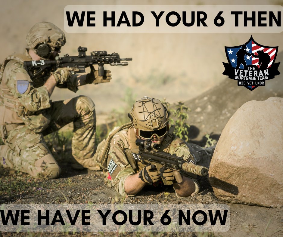 THEVMTeam1's tweet photo. We are an all Veteran company here to help you! #TheVeteranMortgageteam https://t.co/66dA9X6Yp9