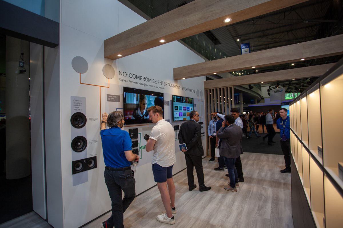 mlmcguire9's tweet image. No-Compromise Entertainment. High-performance audio joins high-performance video on the network, with DM NAX Audio-over-IP. See it at ISE 2022. Booth 3H300 &amp;amp; 3H400.

Learn more about DM NAX: ow.ly/tMHO50J4w2f
#CrestronISE2022 #ISE2022