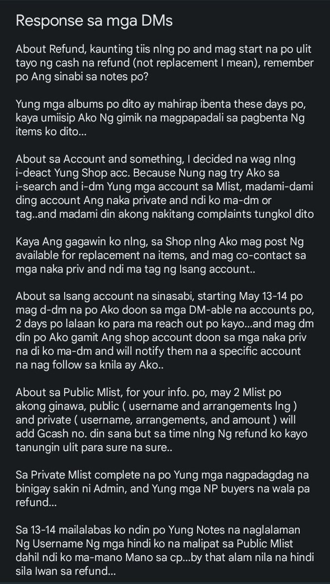 royalmerchph's tweet photo. Hwnloo, di na po I-de-deact itong account napo ito,

And response po sa DMs na nabasa ko po https://t.co/Pb5lmn7R8C