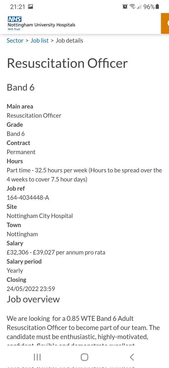 Do you have an interest in resuscitation? Do you enjoy teaching? Then this could be the job for you! <a href="/NUHresus/">NUH Resus Officers</a>