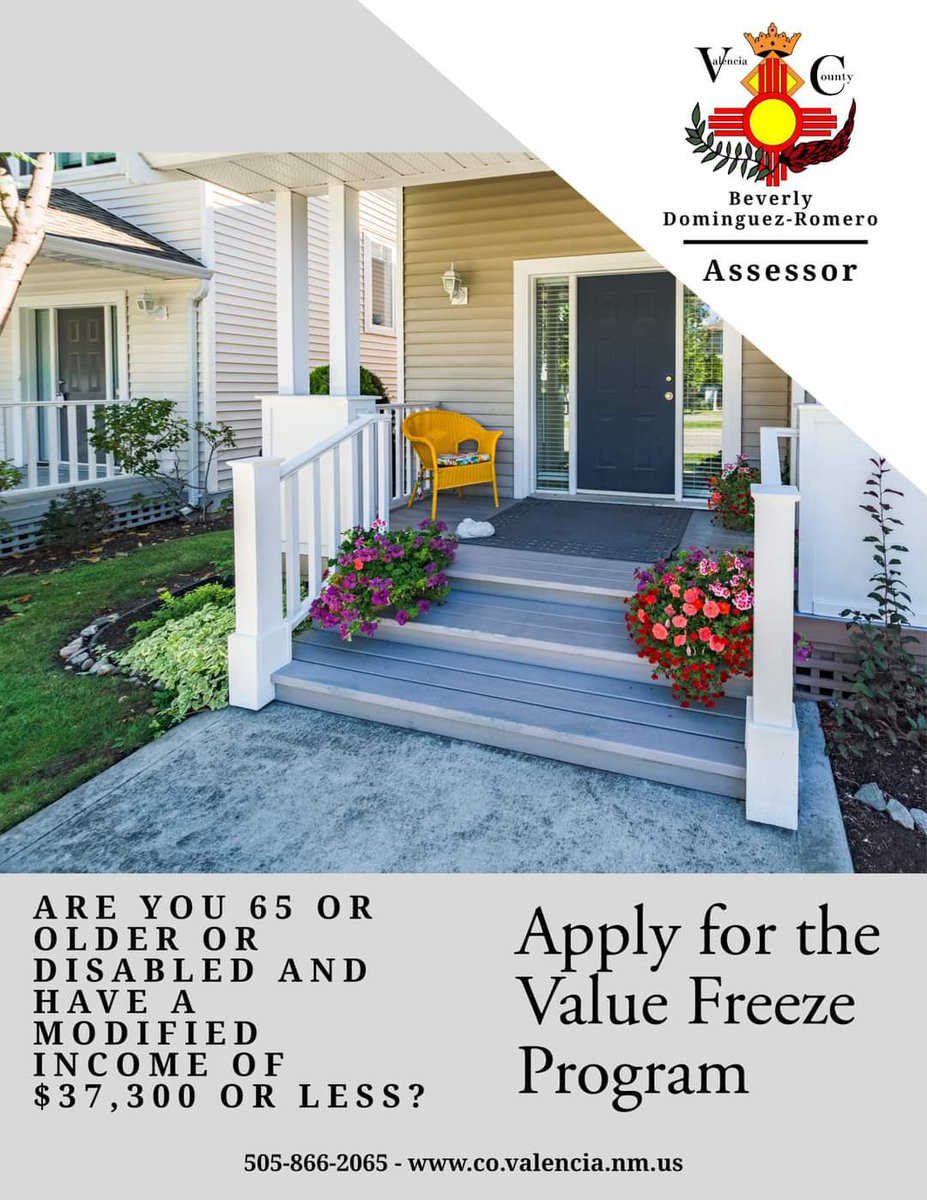 RioEdc's tweet photo. Apply for the value freeze program!

#RioCommunitiesNM #RioCommunitiesEDC #NMtrue #Community #Seniors #ValenciaCounty https://t.co/iky9HQNgsd