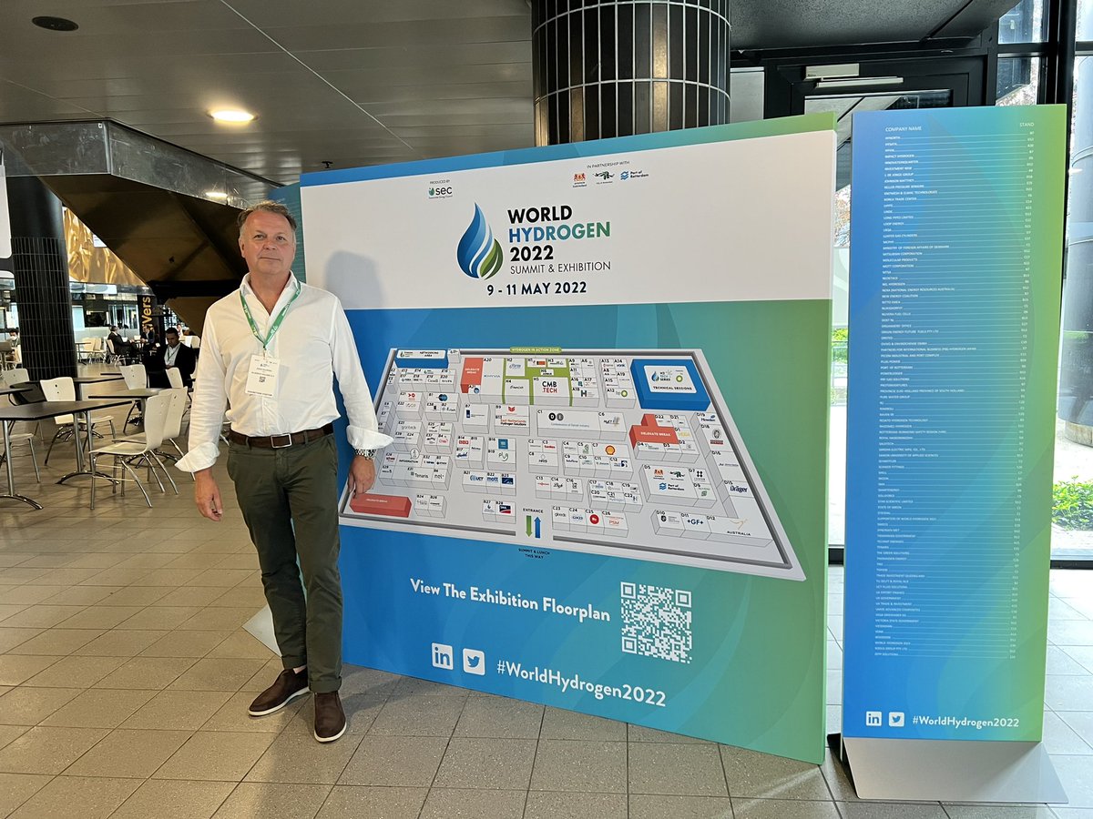 AriceAmice's tweet photo. Part of the @bluerevo (operational and corporate finance) team was at #WorldHydrogen2022 in Rotterdam today. Inspiring and glad to see a few of our relations face2face and meet new partners. #wastetohydrogen #climatechange #chasingtargets https://t.co/QTTUifTsoF