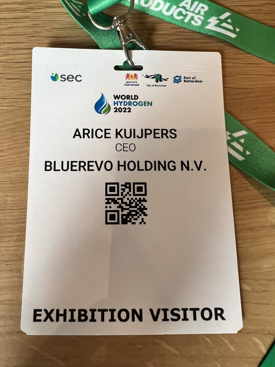 AriceAmice's tweet photo. Part of the @bluerevo (operational and corporate finance) team was at #WorldHydrogen2022 in Rotterdam today. Inspiring and glad to see a few of our relations face2face and meet new partners. #wastetohydrogen #climatechange #chasingtargets https://t.co/QTTUifTsoF