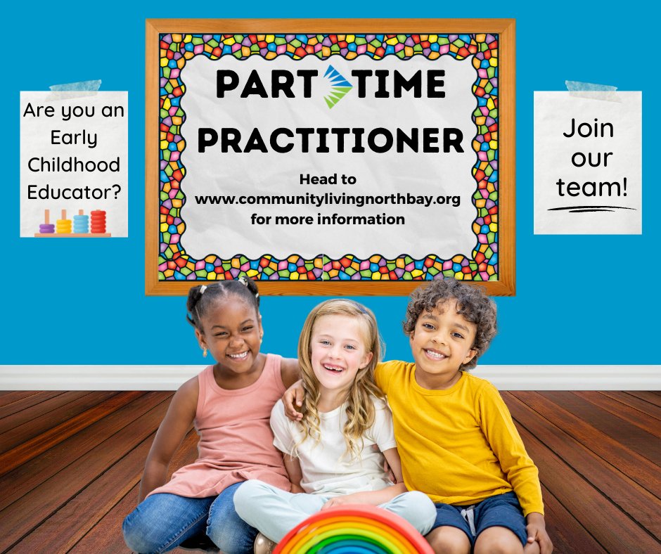 Are you an Early Childhood Educator with a passion for making a difference?  We are adding a part time practitioner to our <a href="/EarlyOn/">Patti Walton</a>