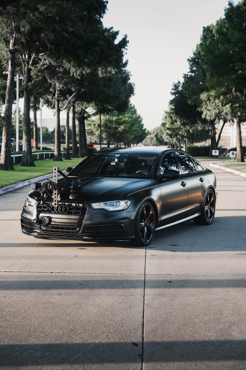 Luke_Asper's tweet photo. Check out @Asper_Studios camera car! #asperstudios #tilta #tiltahydraarm #canonR5 #audi #a6 https://t.co/yZYFn5bkCb