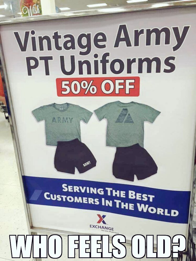 DisgruntledVetz's tweet photo. Do you feel old yet? #old #Veterans https://t.co/DiBvSUKoQ1