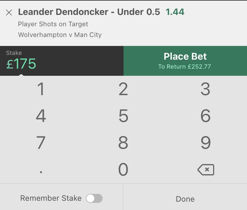 BestArbBets's tweet photo. Leander Dendoncker Shot on Target - Bet365/PP - Β£17 Guaranteed Profit with suggested stakes - #matchedbetting #riskfreebets #riskfree https://t.co/5ZBg1940cf