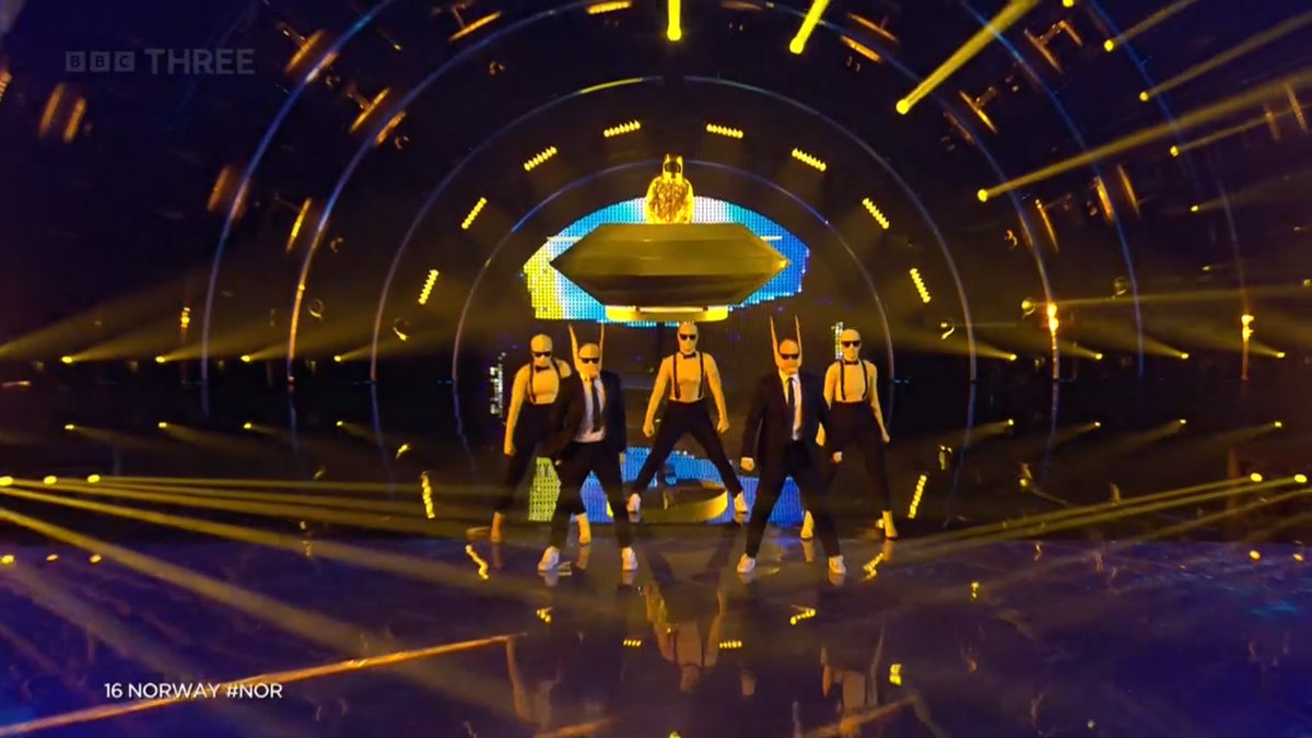 ashleyposition's tweet image. This will go down as one of the weirdest entries in Eurovision, well done Norway #NOR #Eurovision