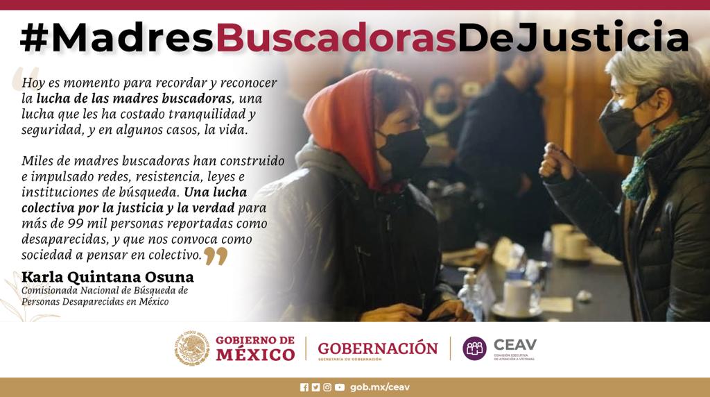 CEAVmex's tweet photo. 📌Miles de #MadresBuscadorasDeJusticia han construido e impulsado redes, resistencia, leyes e instituciones como @Busqueda_MX.

Hoy es momento para recordar y reconocer su lucha, una lucha que les ha costado tranquilidad y seguridad. https://t.co/LP9Tqh6IG8