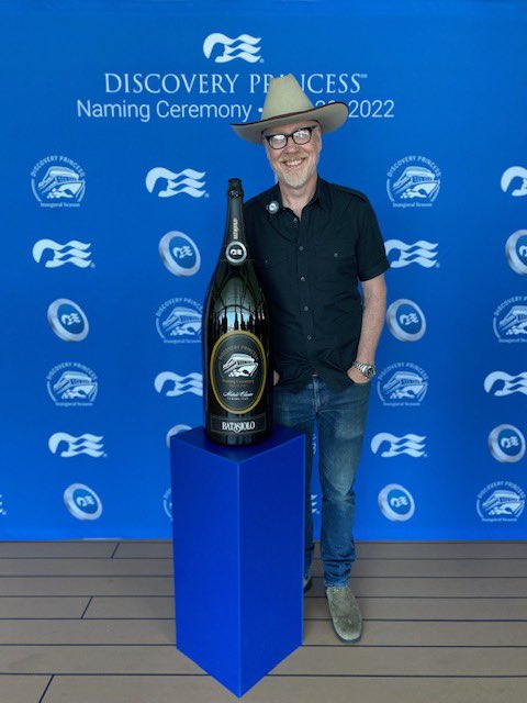donttrythis's tweet photo. A couple of weeks ago, I was invited by #PrincessCruises to the christening of the #DiscoveryPrincess along with some other @Discovery talent. Naturally, when asked if there was any part of the ship I wanted to see, I said, “The engine room, please!” #PrincessPartner https://t.co/BP6zvr1c7D