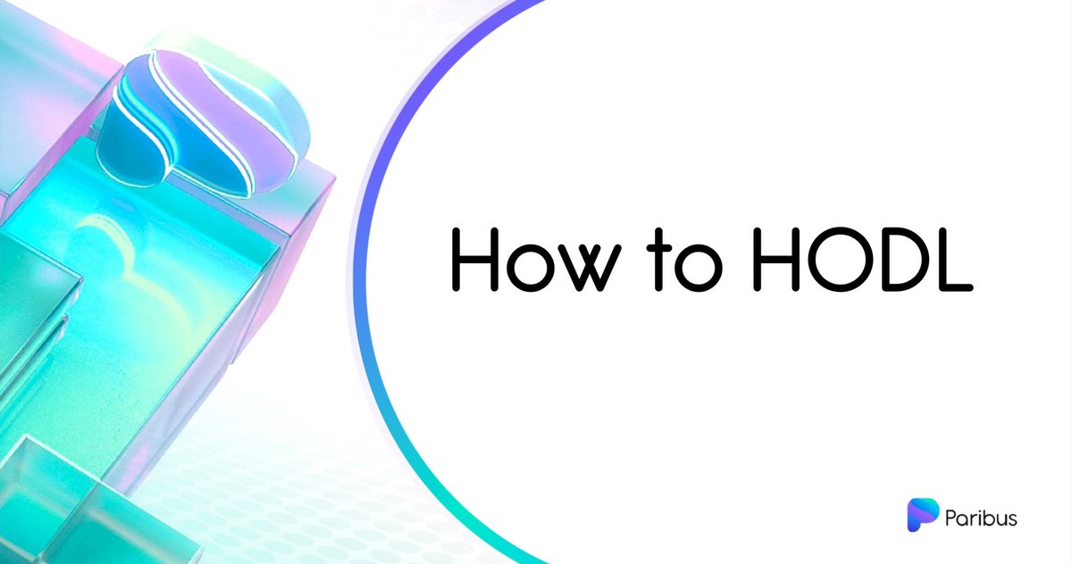 Turbulent markets make challenging times for #crypto holders, but those who zoom out will keep the course 💎 

In this article we discuss current events such as $UST, the overall markets, and why #HODLing works long term 🌐

Learn more:
👉 blog.paribus.io/eacb28f3fd45

$PBX $Djed $ADA