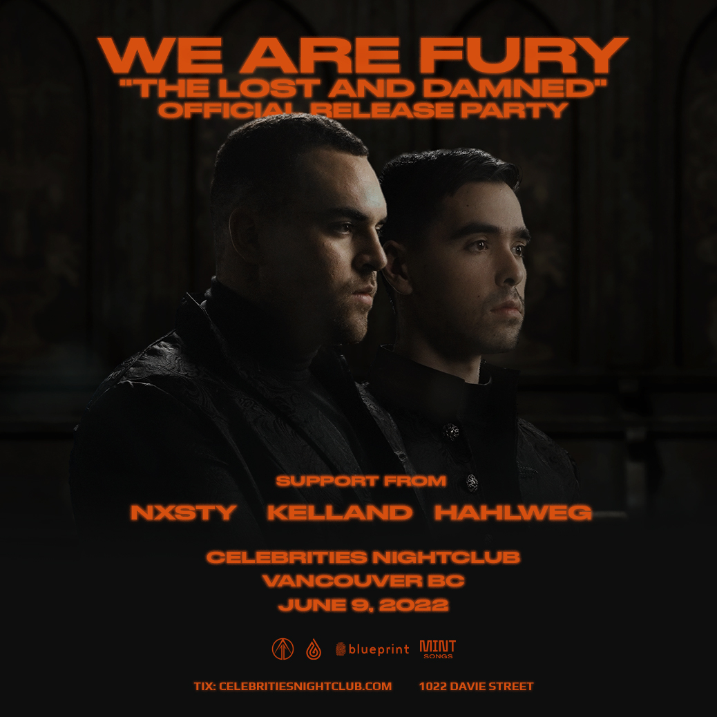 VANCOUVER! 🇨🇦

We are throwing a FREE show at <a href="/Celebrities_Van/">Celebrities Nightclub</a> June 9th!

With support from <a href="/nxstymusic/">NXSTY</a>, <a href="/kellandmusic/">kelland</a>, and <a href="/hahlwegmusic/">Hahlweg</a>!

Free RSVP before 11pm: wearefury.lnk.to/TLADVancouver